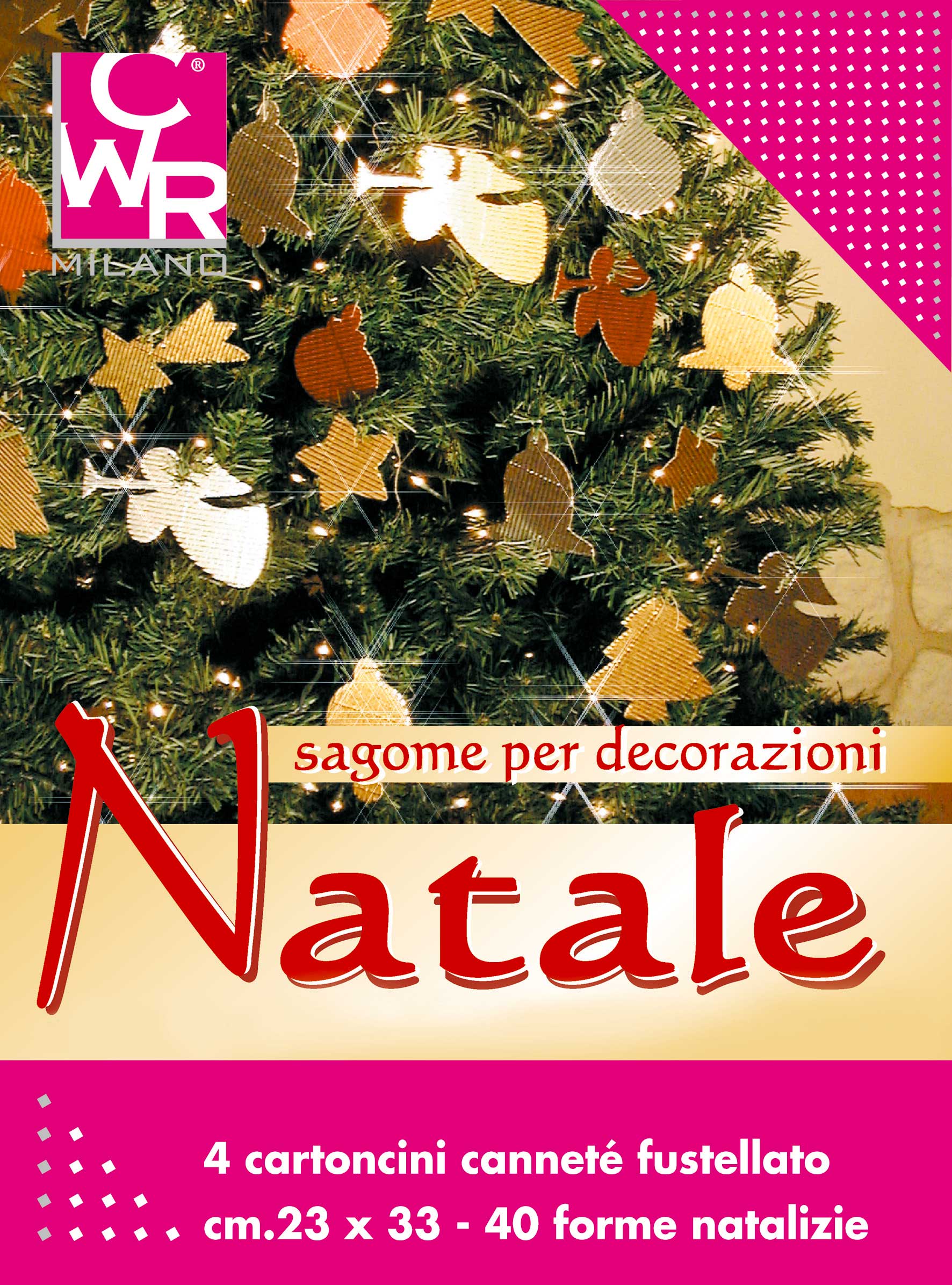 SAGOME PER DECORAZIONI 23X33 FF.4 NATALE