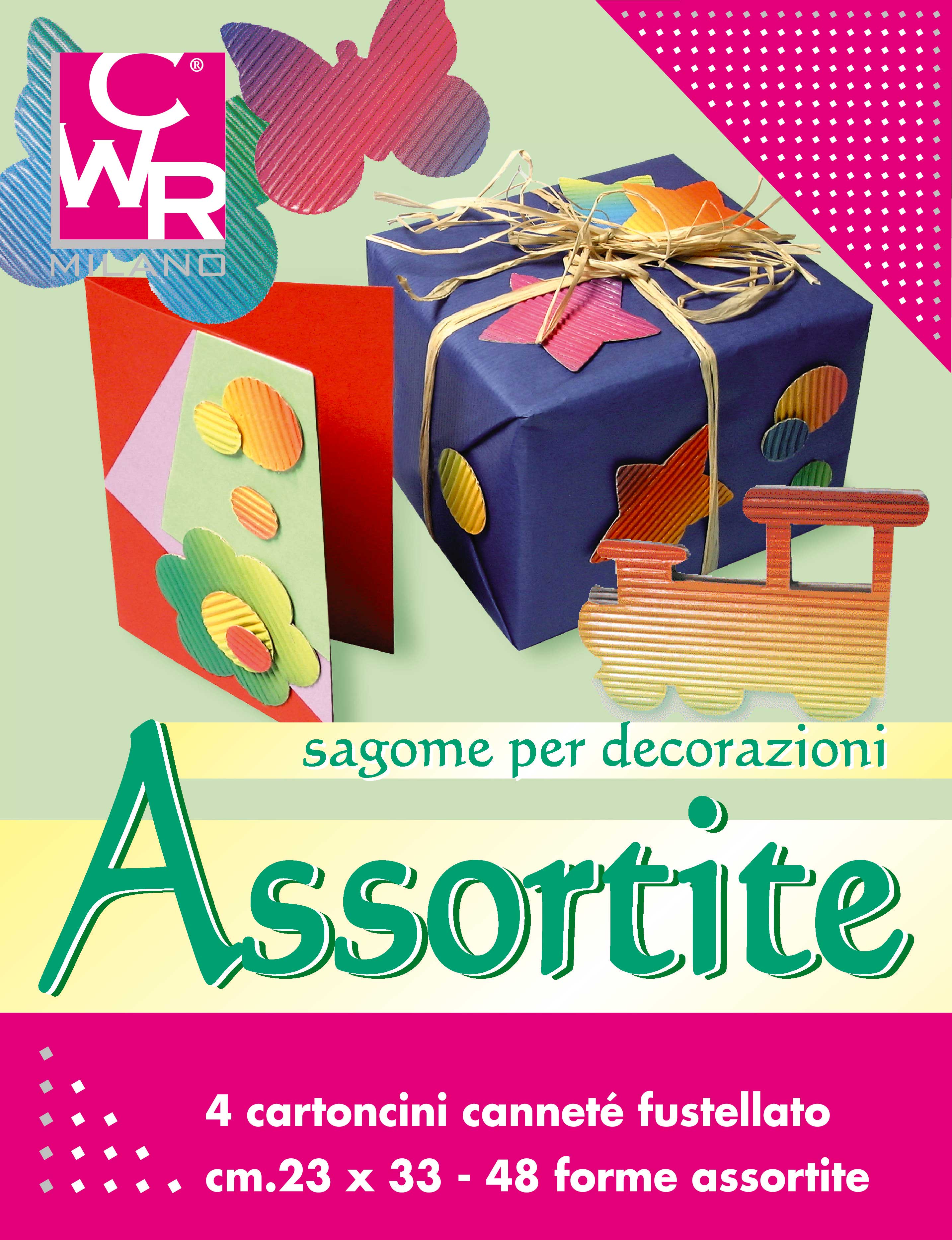 SAGOME PER DECORAZIONI 23X33 FF.4 ASSORTITE